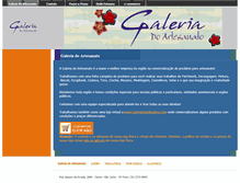 Tablet Screenshot of galeriadoartesanato.com